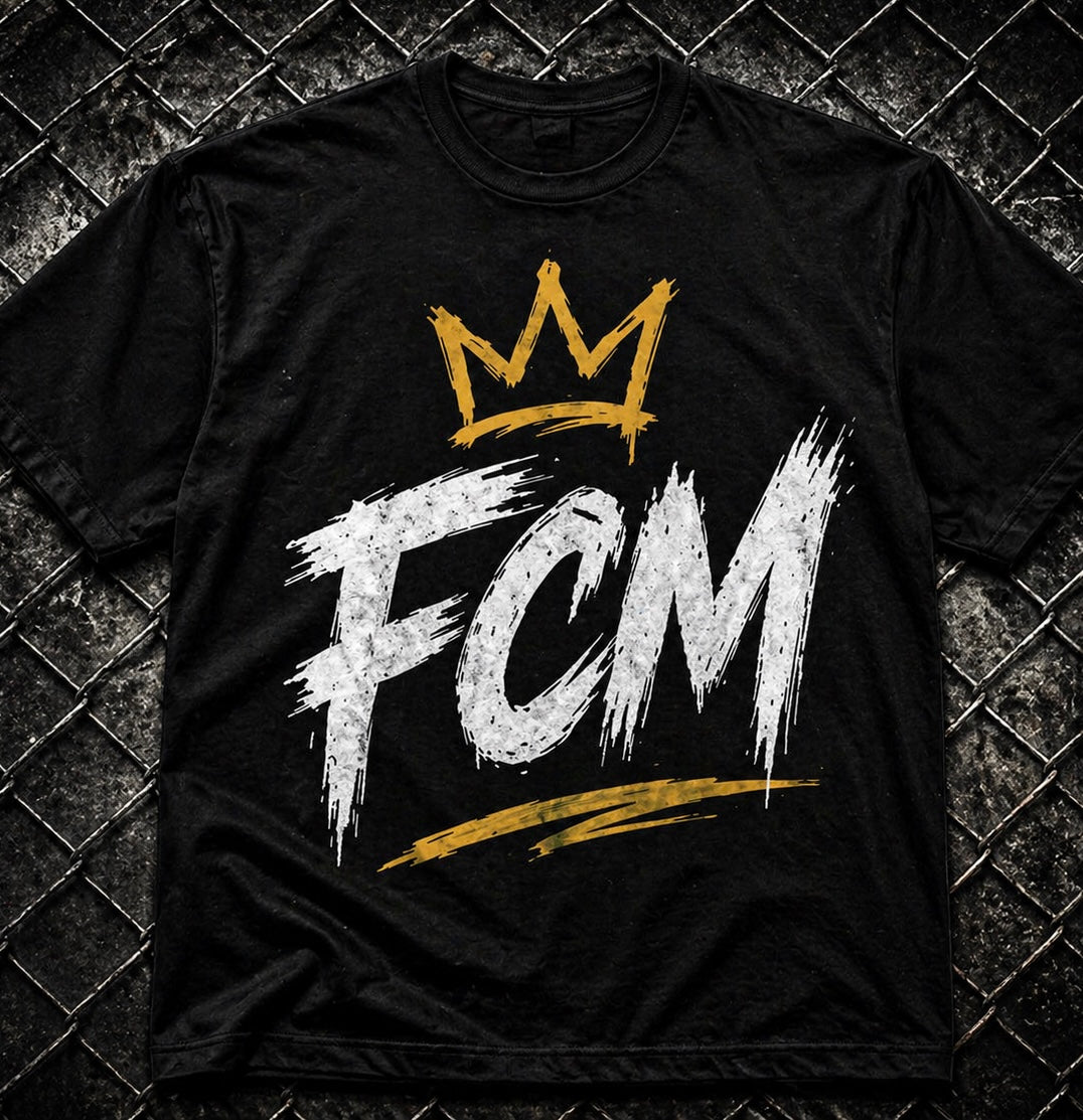 FCM Crown Logo Tee | Signature Streetwear Graphic Shirt | FCM Clothing Co.