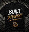Built Different Tee | FCM Streetwear Graphic Shirt | Hustle Mindset Apparel