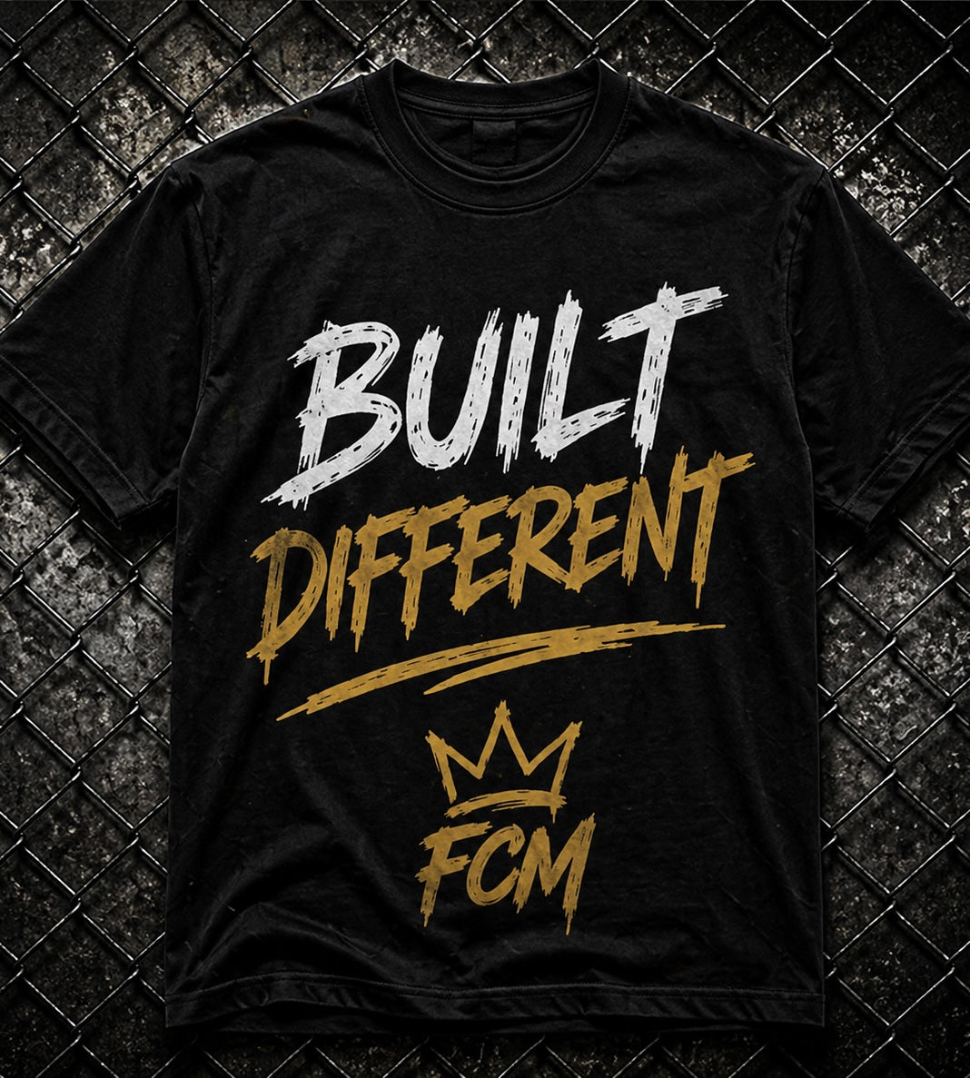 Built Different Tee | FCM Streetwear Graphic Shirt | Hustle Mindset Apparel