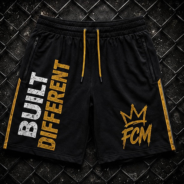 Built Different FCM Shorts | Premium Streetwear Athletic Shorts