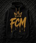 Drip FCM Hoodie | Gold Paint Streetwear Pullover Hoodie