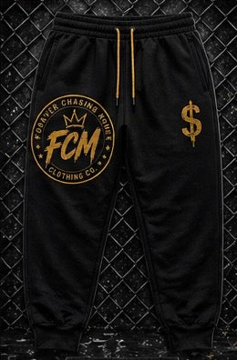 Luxury FCM Seal Joggers | Forever Chasing Money Premium Sweatpants